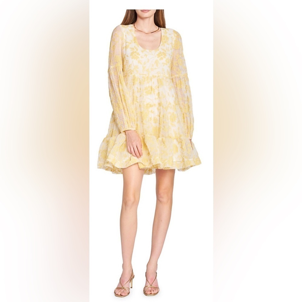 En Saison - Audrey Floral Tiered Organza Mini Dress